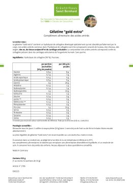 Gélatine "gold extra" 2.1 kg