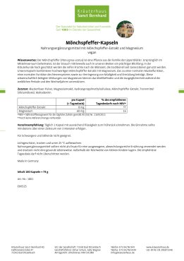 Mönchspfeffer-Kapseln