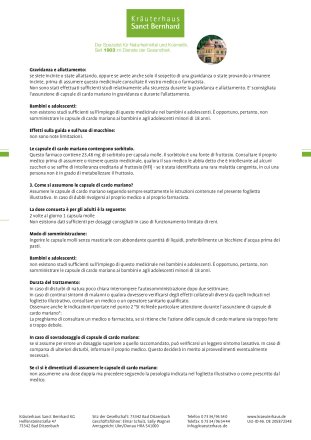 Capsule di cardo mariano 90 capsule