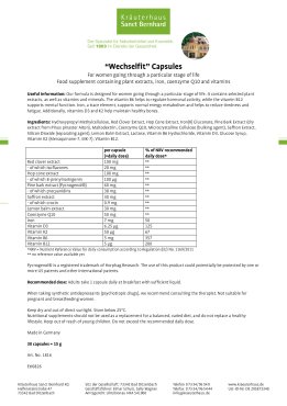 &ldquo;Wechselfit&rdquo; Capsules