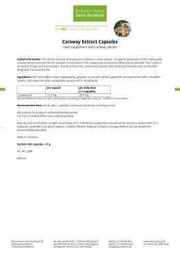 Caraway Extract Capsules