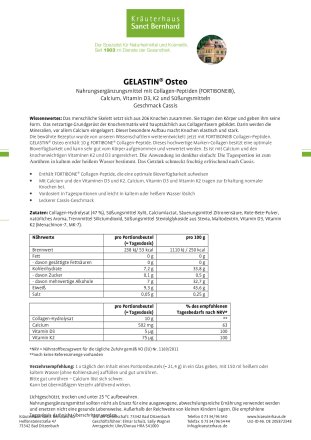 GELASTIN® Osteo 642 g