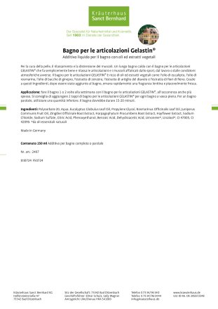 Bagno per le articolazioni Gelastin® 3 x 250 ml