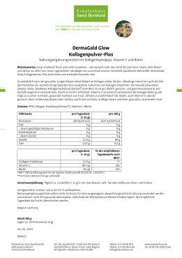 DermaGold Glow Kollagenpulver-Plus 400 g