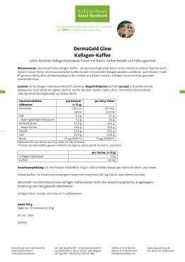 DermaGold Glow  Kollagen-Kaffee 550 g