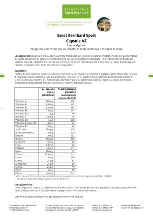 Sanct Bernhard Sport Capsule AZ 150 capsule