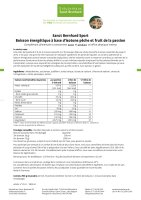 Sanct Bernhard Sport Boisson énergétique isotonique pêche et fruits de la passion · 900 g 900 g
