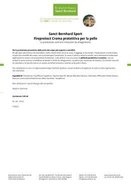 Sanct Bernhard Sport Fireprotect - Crema protettiva per la pelle 100 ml