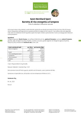 Sanct Bernhard Sport Barretta energetica al lampone confezione da 20 1000 g