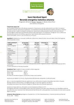 Sanct Bernhard Sport Bevanda energetica isotonica ciliegia 900 g 900 g