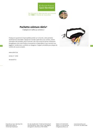 Pochette ceinture