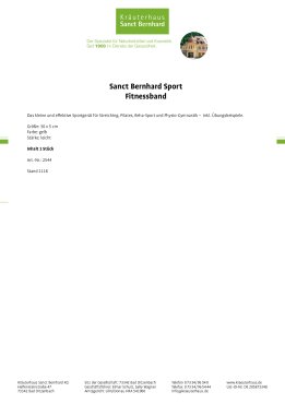 Sanct Bernhard Sport Fitnessband