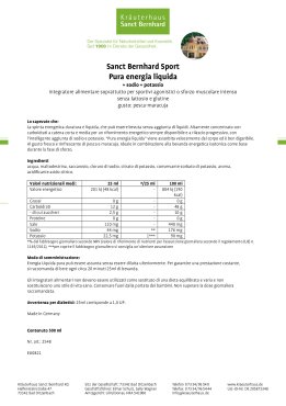 Sanct Bernhard Sport Pura energia liquida 500 ml