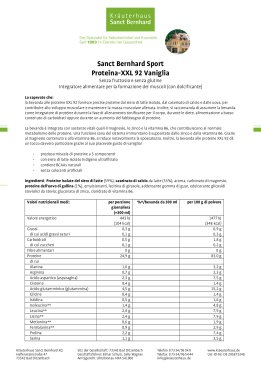 Sanct Bernhard Sport Proteina-XXL 92 Vaniglia 450 g