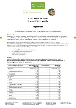 Sanct Bernhard Sport Proteindrink XXL-Set