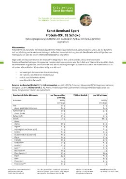 Sanct Bernhard Sport Proteindrink XXL-Set