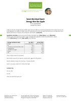 Sanct Bernhard Sport Rice Bar Apple 50 g