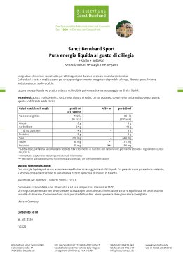 Sanct Bernhard Sport Set mezza maratona 6 pezzo