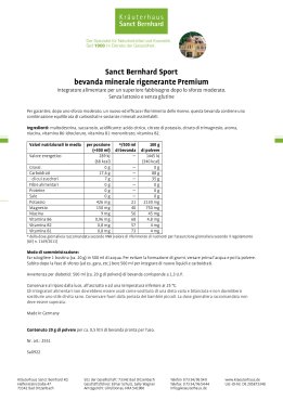 Sanct Bernhard Sport Set mezza maratona 6 pezzo