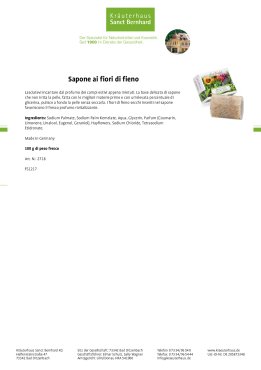Sapone ai fiori di fieno 100 g