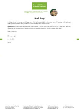 Birch Soap