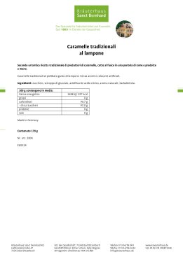 Caramelle tradizionali al lampone 170 g
