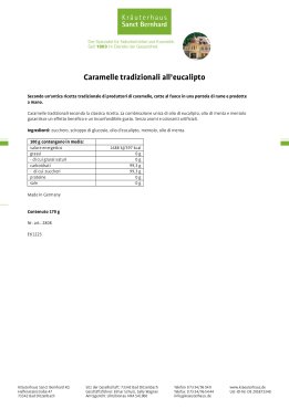 Caramelle tradizionali all'eucalipto 170 g