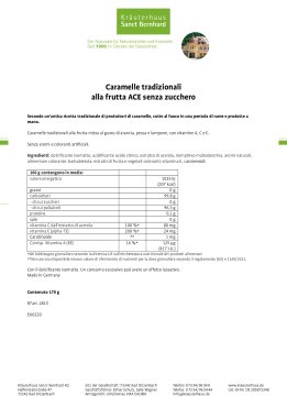 Caramelle tradizionali alla frutta ACE senza zucchero 170 g