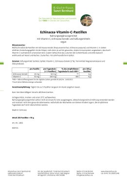 Echinacea-Vitamin-C-Pastillen 200 Tabletten
