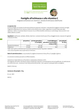 Pastiglie all'echinacea e alla vitamina C 200 compresse