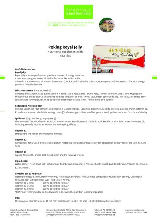 Peking Royal Jelly® Vital 300 ml