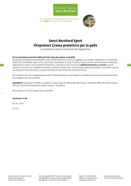 Sanct Bernhard Sport Fireprotect Crema protettiva per la pelle 15 ml 15 ml