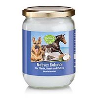 tierlieb Huile de noix de coco native pour chevaux, chiens et chats 500 ml
