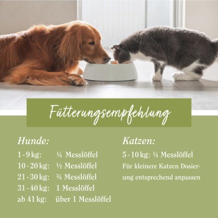 tierlieb Kollagen-Pulver für Hunde und Katzen 400 g