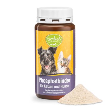 tierlieb Fixateur de phosphate pour chiens et chats 140 g