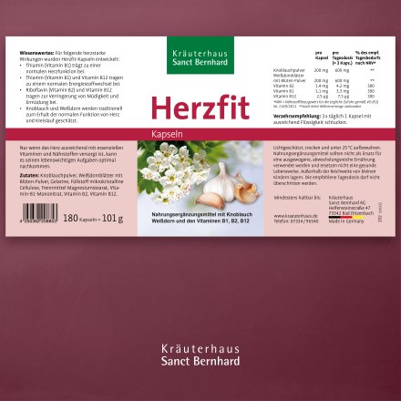 Herzfit-Kapseln 180 Kapseln