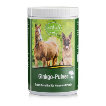 tierlieb Ginkgo-Pulver für Hunde und Pferde 400 g