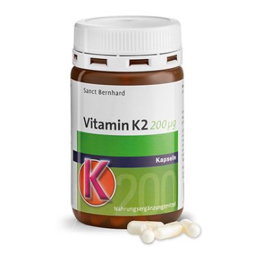 Βιταμίνη-K2-200 μg-κάψουλες 120 κάψουλες