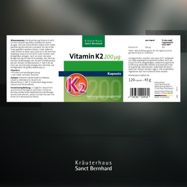 Vitamin-K2-200 µg-Kapseln 120 Kapseln