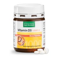 Comprimés mono Vitamine D3 1.000 U.I. 250 comprimés