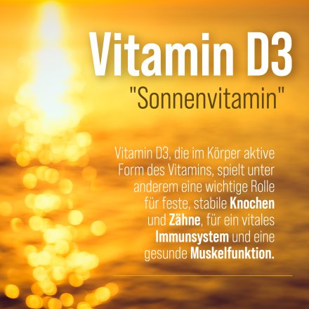 Vitamin D3 1.000 I.E. Mono-Tabletten 250 Tabletten