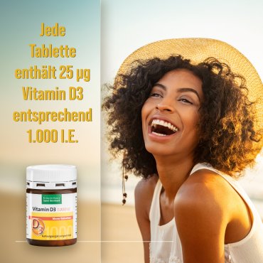 Vitamin D3 1.000 I.E. Mono-Tabletten 250 Tabletten