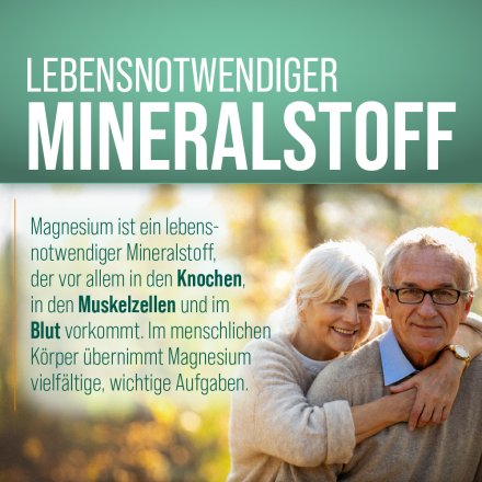 Magnesium 400 Direkt Pulver 126 g