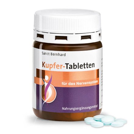 Kupfer-Tabletten 180 Tabletten