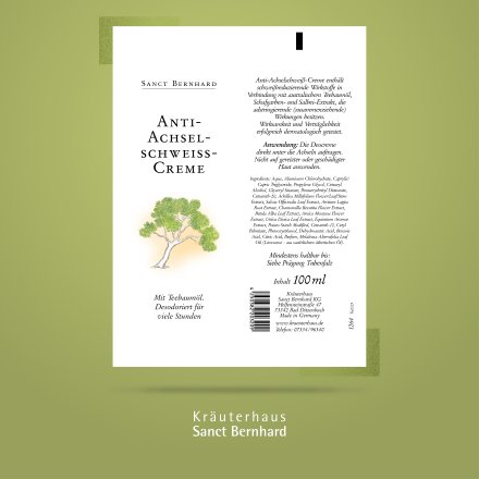 Anti-Achselschweiß-Creme 100 ml
