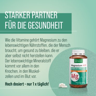 Magnesium-400-supra Kapseln 60 Kapseln