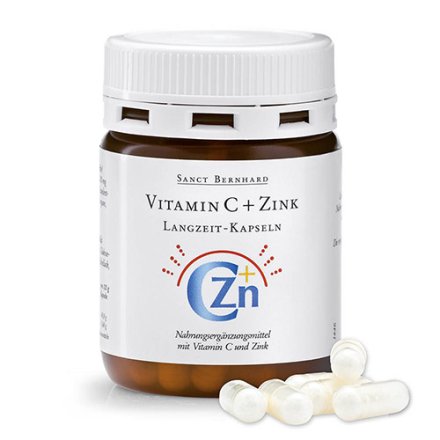 Vitamin C+Zink Langzeit-Kapseln 60 Kapseln