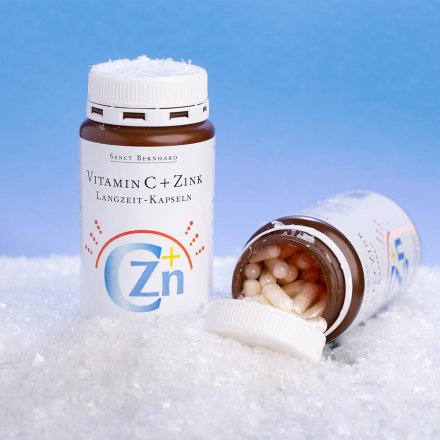 Vitamin C+Zink Langzeit-Kapseln 180 Kapseln