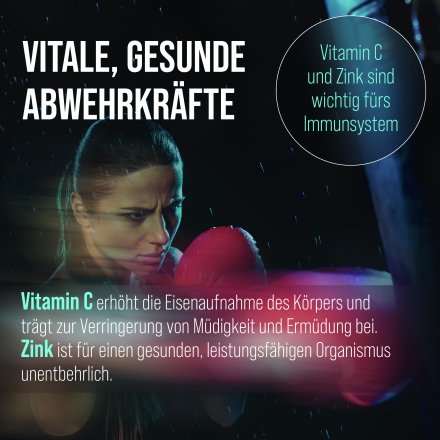 Vitamin C+Zink Langzeit-Kapseln 180 Kapseln