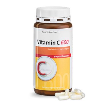 Capsule di vitamina C 600 Supra 180 capsule